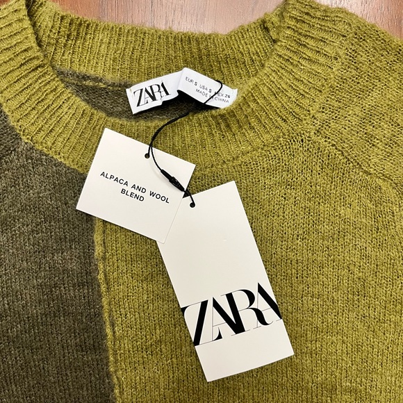 NWT Zara Wool Blend Sweater - Picture 4 of 6